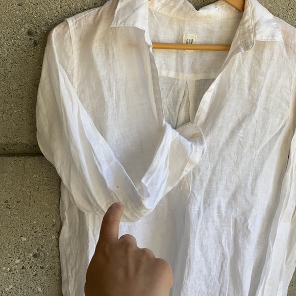 Gap Linen Long Sleeve Top - Picture 8 of 12